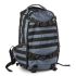 Gray skateboard backpack